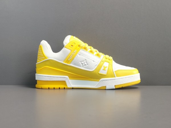 LV Trainer Sneaker Yellow White