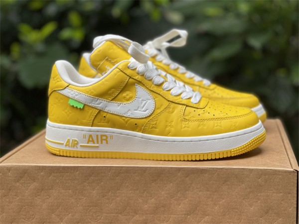 LV x Nike Air Force 1 Low ‘Yellow’