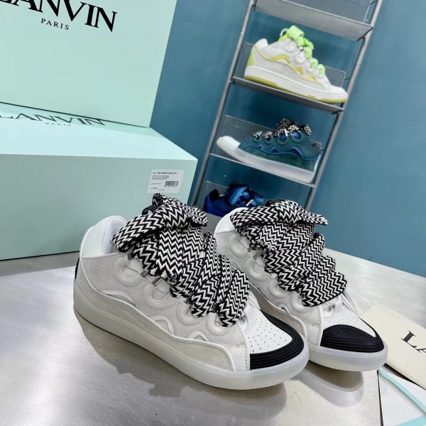 Lanvin Curb Sneaker - White - Black LVCS-021