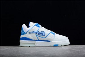 LV Trainer Sneaker White/Blue 430M