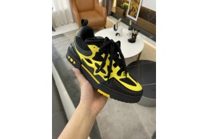 LV Skate Sneakers - Black Yellow