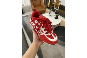 LV Skate Sneakers - Red