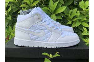 Jordan 1 Mid Quilted White (W)